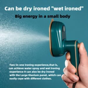 Foldable Travel Garment Steamer – Handheld 180° Rotating Steam Iron, Professional Quality, Ideal for Home & Travel