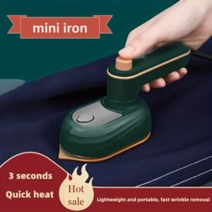Foldable Travel Garment Steamer – Handheld 180° Rotating Steam Iron, Professional Quality, Ideal for Home & Travel
