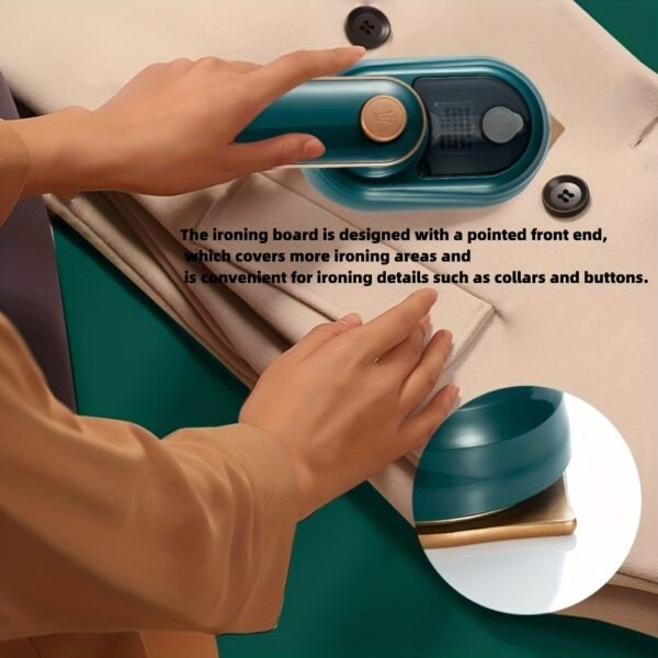 Foldable Travel Garment Steamer – Handheld 180° Rotating Steam Iron, Professional Quality, Ideal for Home & Travel